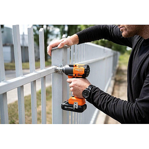 Гайковерт ударный Neo Tools Energy+ 18В 850Нм 2400об/мин 1/2