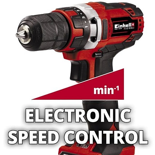 Шуруповерт-дрель аккумуляторная Einhell TE-CD 18·40 Li-Solo PXC 18В 40Нм 400·1500об/мин 1.25кг без АКБ и ЗП