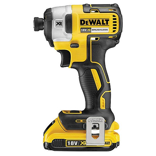 Набор из двух аккумуляторных инструментов DeWALT 18В дрель-шуруповерт DCD791 ударный шуруповерт DCF887 акб 2х5А·час ЗП TSTAK 4.2кг