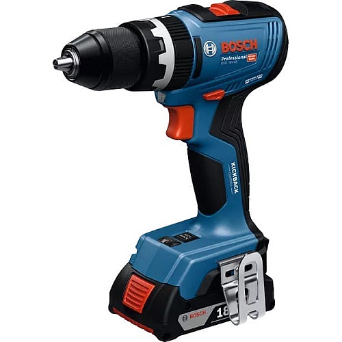Шуруповерт-дрель ударная аккумуляторная Bosch Professional GSB 18V-65 18В 31·65Нм 0-2100об/мин кейс 1.12кг без АКБ и ЗП
