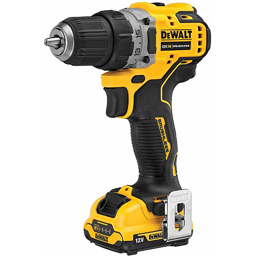 Дрель-шуруповерт DeWalt XR Li-Ion 12В акб 2х2А·час 57.5Нм 425-1500об/мин патрон 10мм кейс 1.1кг