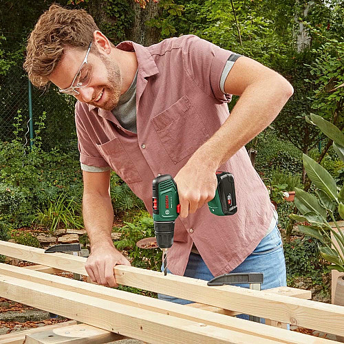 Шуруповерт-дрель аккумуляторная Bosch EasyImpact 18V-38 18В 1х2А·час 20·38Нм 0-430·0-1630об/мин кейс ЗП 1.4кг