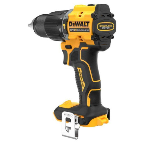 Шурупокрут-дриль ударний акумуляторний DeWALT XR Li-Ion 18В 90Нм 0-450·0-1650об/хв 0-7650·0-28050уд/хв, 1.17кг без АКБ та ЗП