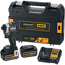 Шурупокрут-дриль ударний акумуляторний DeWALT McLaren F1 TEAM LIMITED EDITION 18В 2х5А·год 205Нм 1000-2800-3250об/хв кейс ЗП 1.0кг