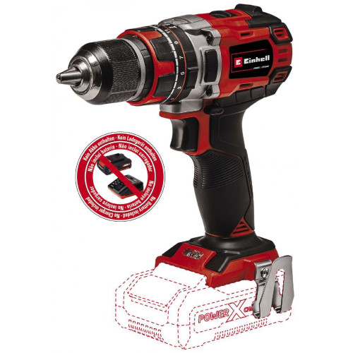 Шурупокрут-дриль ударний акумуляторний Einhell Professional TP-CD 18·50 Li-i BL-Solo PXC 18В 50Нм 500·1800об/хв 1.19кг без АКБ та ЗП