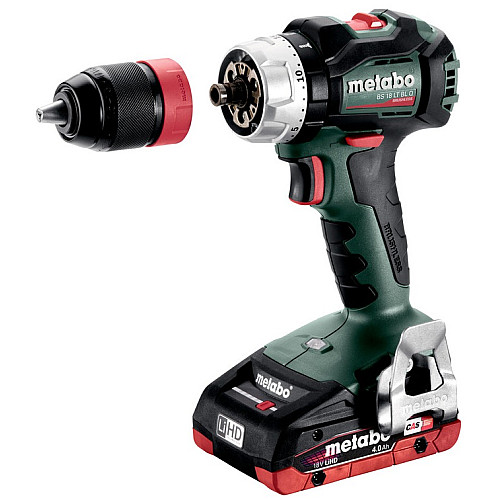 Шурупокрут-дриль акумуляторний Metabo BS 18 LT BL Q 18В 2х4А·год 34·75Нм 0-600·0-2100об/хв 1.8кг