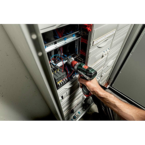 Шуруповерт-дрель аккумуляторная Metabo PowerMaxx BS BL Q 12В 2х2.0А·час 20·38Нм кейс 0-400·0-1500об/мин 0.8кг