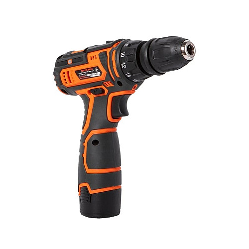 Шуруповерт-дрель аккумуляторная Tekhmann TCD-12/2 BS Kit 12В 1х2А·час 30Нм 0-400·1400об/мин 1кг кейс с принадлежностью
