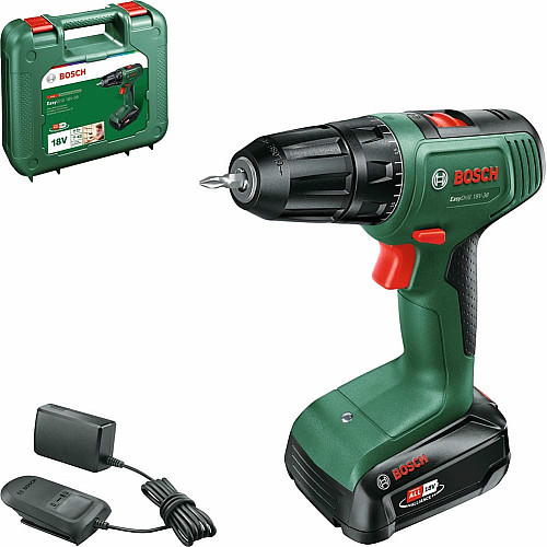 Шуруповерт-дрель аккумуляторная Bosch EasyImpact 18V-38 18В 1х2А·час 20·38Нм 0-430·0-1630об/мин кейс ЗП 1.4кг
