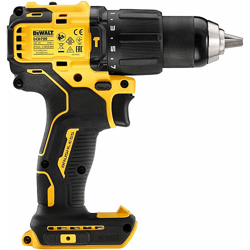 Шуруповерт-дрель ударная аккумуляторная DeWALT XR Li-Ion 18В 2х5А·час 65Нм 0-450·0-1650об/мин кейс ЗП 1.2кг
