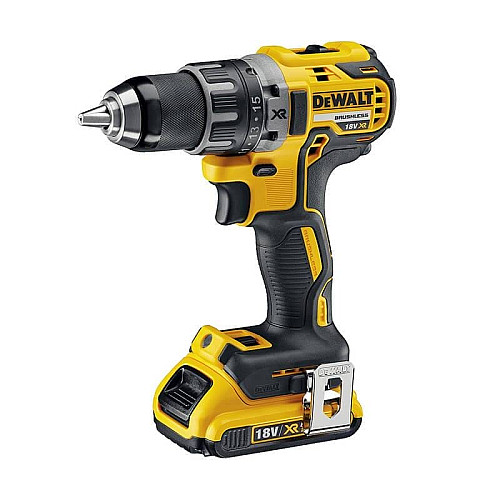Набор из двух аккумуляторных инструментов DeWALT 18В дрель-шуруповерт DCD791 ударный шуруповерт DCF887 акб 2х5А·час ЗП TSTAK 4.2кг