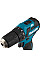 Шуруповерт-дрель аккумуляторная Makita DF332DWYE 10.8В 2х1.5А·час 21·35Нм 0-450·0-1500об/мин ЗП кейс 0.86кг