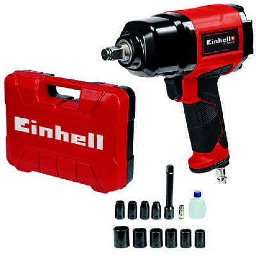 Гайковерт пневматический Einhell TC-PW 610, 610Нм, 6.3бар, 142л/мин, 2кг