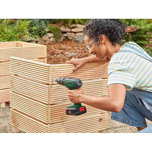Шурупокрут-дриль акумуляторний Bosch EasyImpact 18V-40 18В 2х1.5А·год 20·38Нм 0-430·0-1650об/хв кейс ЗП 1.4кг