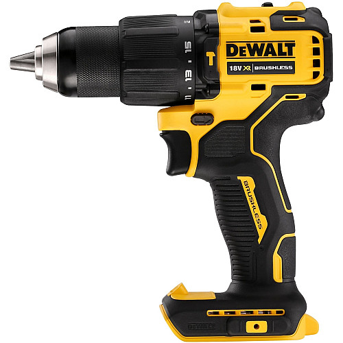 Дриль-шурупокрут ударний DeWalt XR Li-Ion 18В акб 2А·год 65Нм 450-1650об/хв патрон 13мм кейс 1.2кг