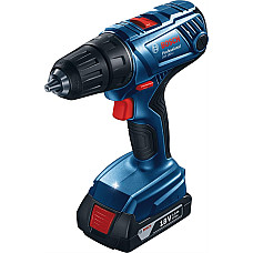 Шурупокрут-дриль акумуляторний Bosch Professional GSR 180-LI 18В 2х2А·год 21-54Нм 450·1900об·хв ЗП GAL 18V-20 кейс 1.6кг