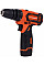 Шурупокрут-дриль акумуляторний Tekhmann TCD-12 QC Li v2.0 12В 2х2А·год 28Нм 0-400·1500об/хв 1кг кейс