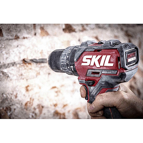 Шуруповерт-дрель ударная аккумуляторная SKIL 3075 CA Compact 20В 1х2.5А·час 60Нм 500·180об/мин 0.9кг