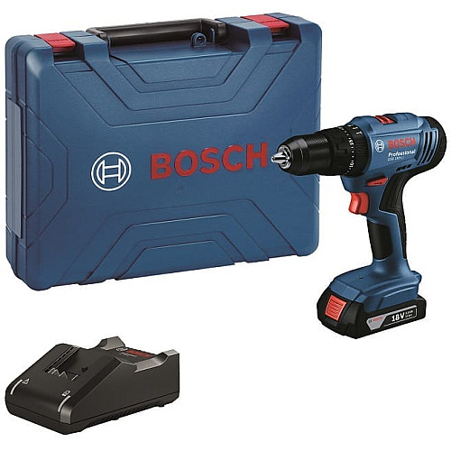Шуруповерт-дрель ударная аккумуляторная Bosch Professional GSB 183-LI 18В 1х2А·час 21-56Нм 374-1815об/мин кейс 1.2кг
