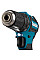 Шуруповерт-дрель аккумуляторная Makita DF332DWYE 10.8В 2х1.5А·час 21·35Нм 0-450·0-1500об/мин ЗП кейс 0.86кг
