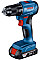 Шуруповерт-дрель аккумуляторная Bosch Professional GSR 185-LI 18В 2х2.0А·час 50Нм 500·1900об/мин 0.9кг