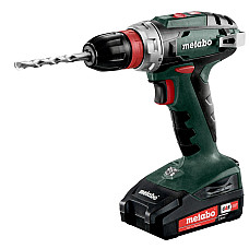 Шурупокрут-дриль акумуляторний Metabo BS 18 QUICK 18В 2х2А·год 24·48Нм 0-450·0-1600об/хв 1.4кг
