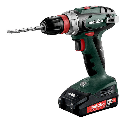 Шурупокрут-дриль акумуляторний Metabo BS 18 QUICK 18В 2х2А·год 24·48Нм 0-450·0-1600об/хв 1.4кг