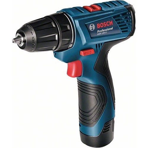 Шуруповерт-дрель аккумуляторная Bosch Professional GSR 120-Li 12В 2х2А·час 14·30Нм 400·1500об/мин кейс 0.89кг