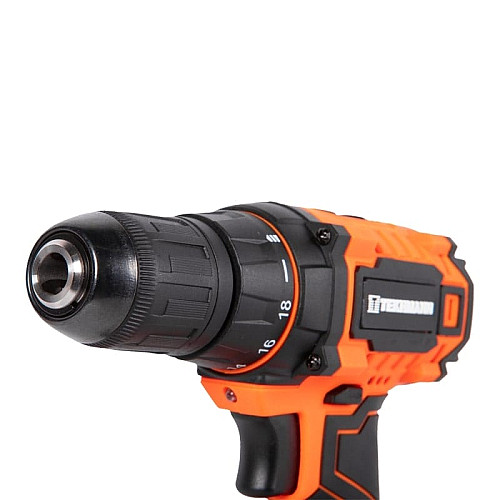 Шуруповерт-дрель аккумуляторная Tekhmann TCD-18 LIW 18В 2х2А·час 28Нм 0-350·1300об/мин 1.3кг кейс