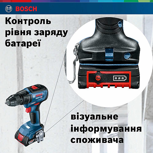 Шуруповерт-дрель аккумуляторная Bosch Professional GSR 18 V-50 18В 2x2А·час 50Нм 460·1800об/мин 1кг