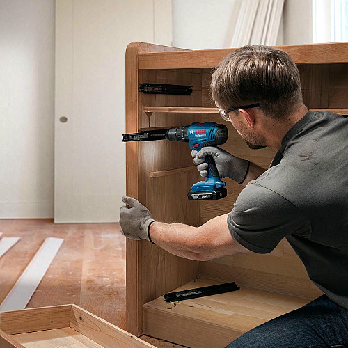 Шуруповерт-дрель ударная аккумуляторная Bosch Professional GSB 183-LI 18В 1х2А·час 21-56Нм 374-1815об/мин кейс 1.2кг
