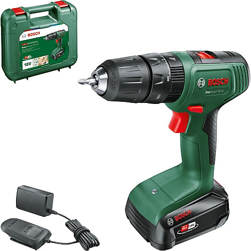 Шуруповерт-дрель аккумуляторная Bosch EasyImpact 18V-40 18В 1х2А·час 20·38Нм 0-430·0-1630об/мин кейс ЗП 1.4кг