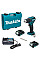 Шуруповерт-дрель аккумуляторная Makita DF332DWYE 10.8В 2х1.5А·час 21·35Нм 0-450·0-1500об/мин ЗП кейс 0.86кг
