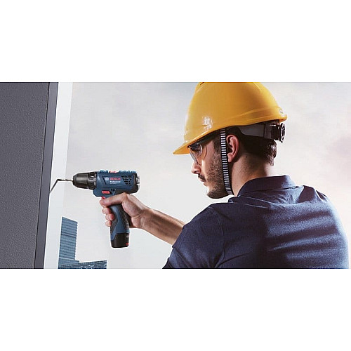 Шуруповерт-дрель аккумуляторная Bosch Professional GSR 120-Li 12В 2х2А·час 14·30Нм 400·1500об/мин кейс 0.89кг
