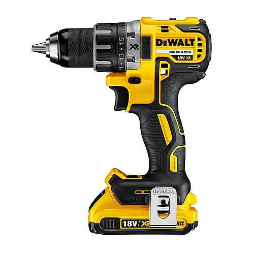 Набор из двух аккумуляторных инструментов DeWALT 18В дрель-шуруповерт DCD791 ударный шуруповерт DCF887 акб 2х5А·час ЗП TSTAK 4.2кг