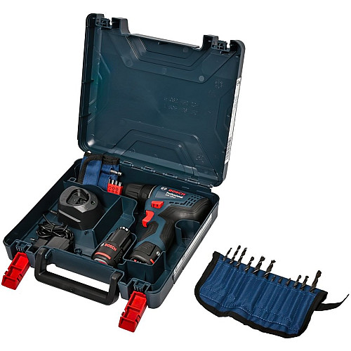 Шурупокрут-дриль акумуляторний Bosch Professional GSR 120-LI 12В 2х2А·год 14·30Нм 0-400·0-1500об/хв 2.5кг