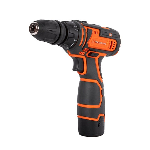 Шуруповерт-дрель аккумуляторная Tekhmann TCD-12/2 BS Kit 12В 1х2А·час 30Нм 0-400·1400об/мин 1кг кейс с принадлежностью