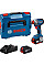 Гайковерт ударний акумуляторний Bosch Professional GDX 18V-285 18В 2x4А·год до 285Нм 3600об/хв квадрат 1/2