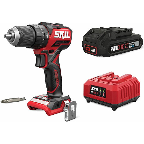 Шуруповерт-дрель ударная аккумуляторная SKIL 3075 CA Compact 20В 1х2.5А·час 60Нм 500·180об/мин 0.9кг