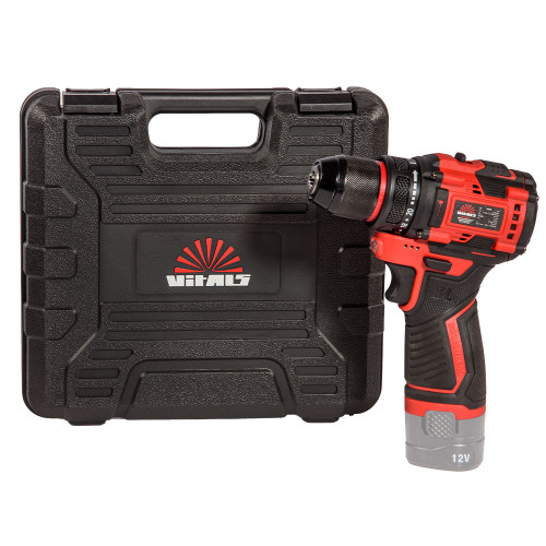 Шурупокрут-дриль акумуляторний Vitals Master AU 1232c BL 12В 32Нм 400·1400об/хв 1.1кг без АКБ та ЗП