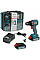 Шуруповерт-дрель ударная аккумуляторная Konner&Sohnen KS ID20V-60 KIT 74 18В 1х2А·час 60Нм 0-450·0-1900об/мин LED-свет ЗУ набор сверл и бит 74шт кейс 4.3кг
