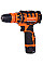 Шуруповерт-дрель аккумуляторная Tekhmann TCD-12/2 DFR 12В 2х2А·час 20Нм 350·1500об/мин 1.1кг