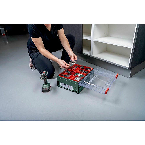 Шуруповерт-дрель аккумуляторная Metabo BS 18 Set 18В 2х2А·час 24·48Нм 0-450·0-1600об/мин 1.3кг