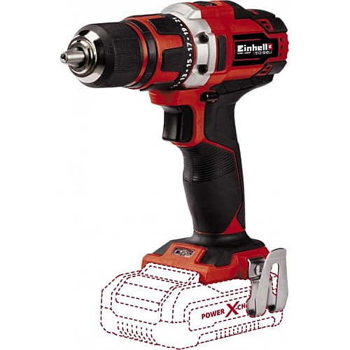 Шуруповерт-дрель аккумуляторная Einhell TE-CD 18·40 Li-Solo PXC 18В 40Нм 400·1500об/мин 1.25кг без АКБ и ЗП