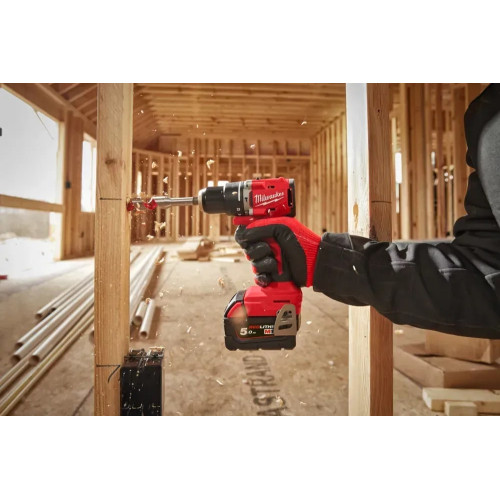 Шурупокрут-дриль акумуляторний Milwaukee M18 BLPDRC-502C 18В 2х5А·год М12-М18 60Нм 0·1700об/хв 1.5кг