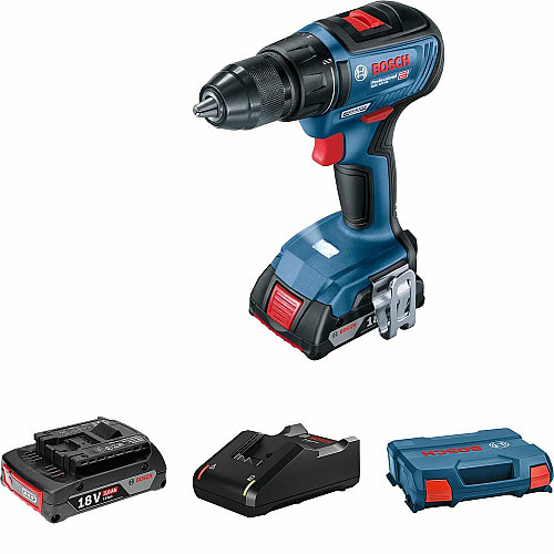 Шуруповерт-дрель аккумуляторная Bosch Professional GSR 18 V-50 18В 2x2А·час 50Нм 460·1800об/мин 1кг