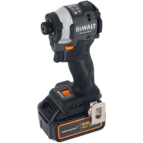 Шуруповерт-дрель ударная аккумуляторная DeWALT McLaren F1 TEAM LIMITED EDITION 18В 2х5А·час 205Нм 1000-2800-3250об/мин кейс ЗП 1.0кг