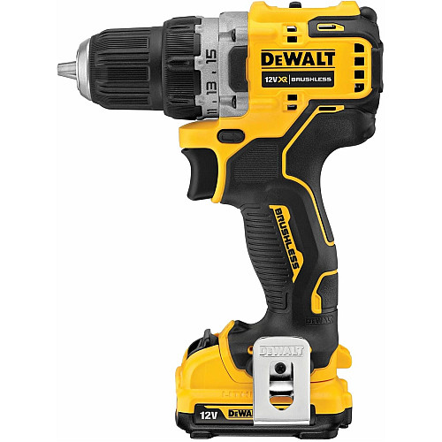 Дрель-шуруповерт DeWalt XR Li-Ion 12В акб 2х2А·час 57.5Нм 425-1500об/мин патрон 10мм кейс 1.1кг