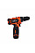 Шурупокрут-дриль акумуляторний Tekhmann TCD-12 QC Li v2.0 12В 2х2А·год 28Нм 0-400·1500об/хв 1кг кейс