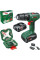 Шурупокрут-дриль акумуляторний Bosch EasyImpact 18V-40 18В 2х2А·год 20·38Нм 0-430·0-1630об/хв кейс ЗП набір 34шт (АС Xline) 1.4кг